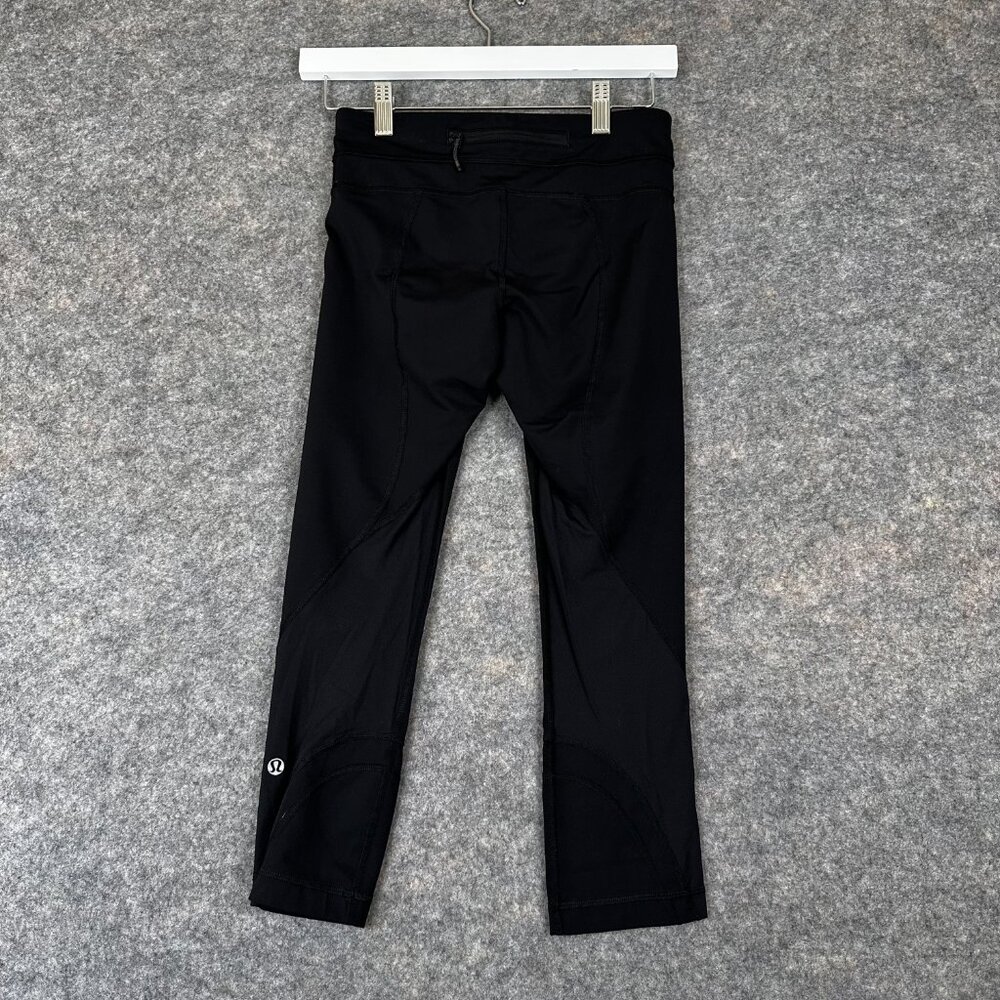 Lululemon Cropped Black Performance Leggings Wome… - image 4